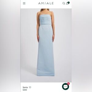 AMSALE: Sonia Dress in color Ice